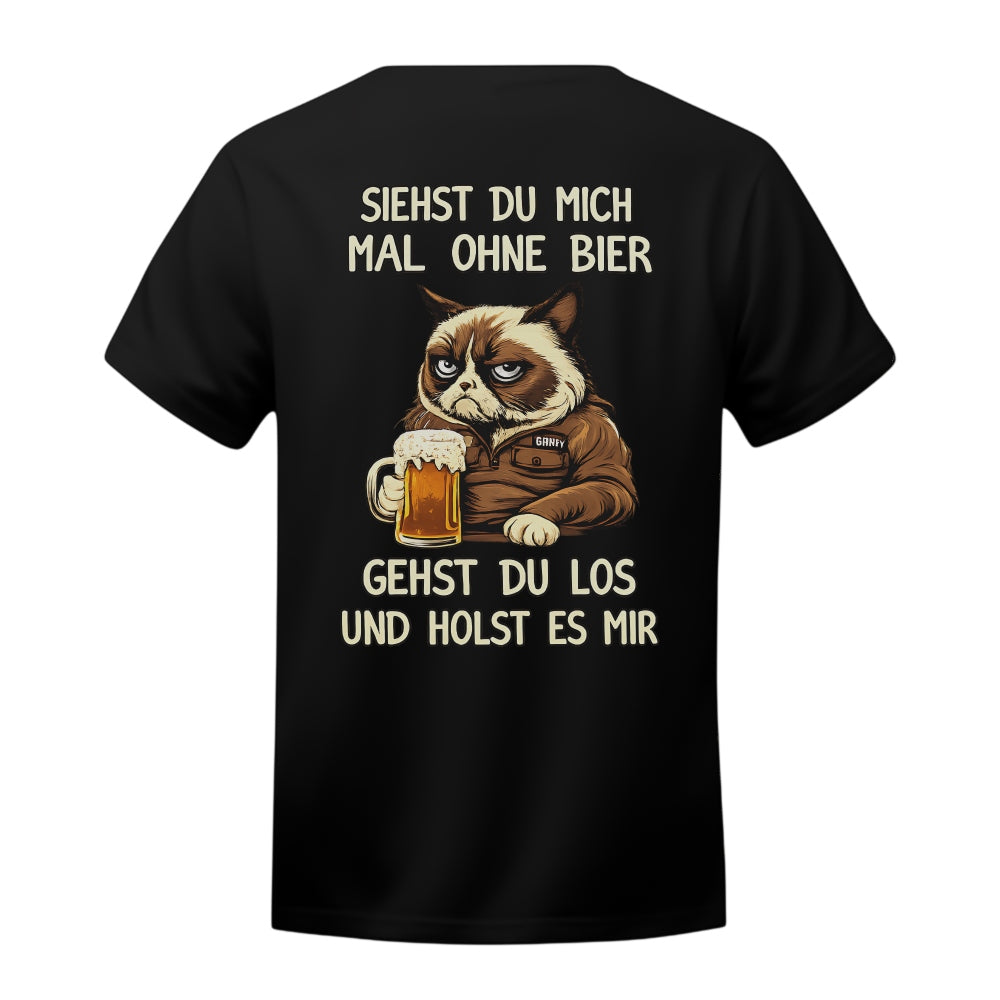 Hol mir Bier - T-Shirt Backprint