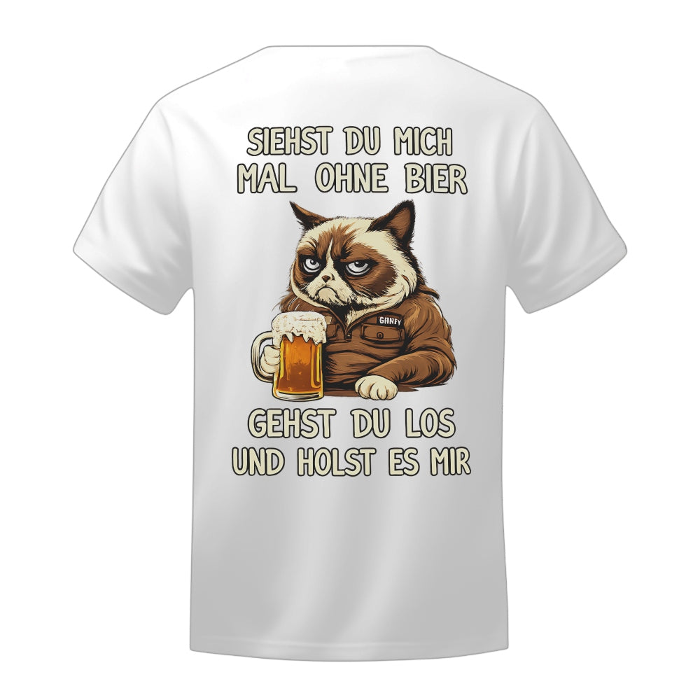Hol mir Bier - T-Shirt Backprint