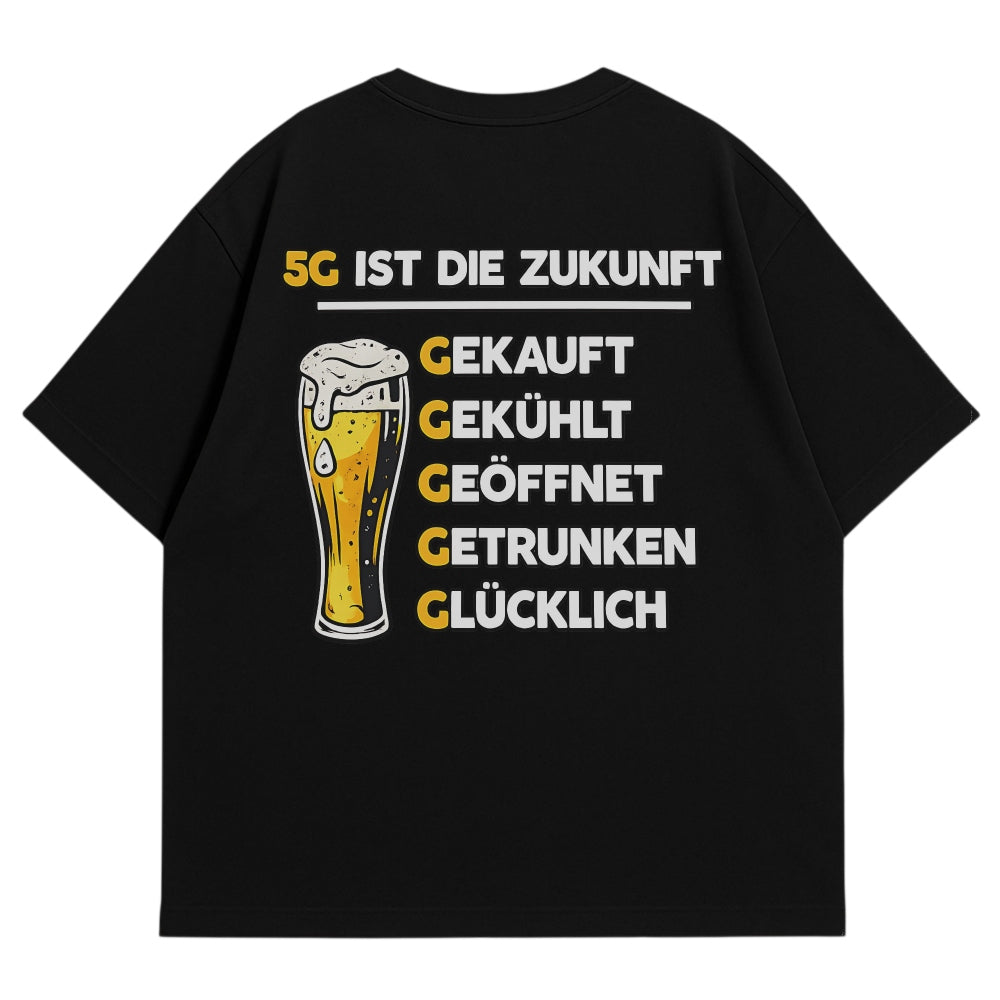 5G Oversize Shirt Schwarz