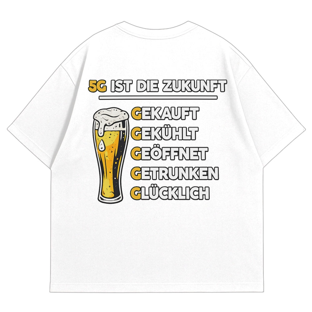 5G Oversize Shirt Weiß