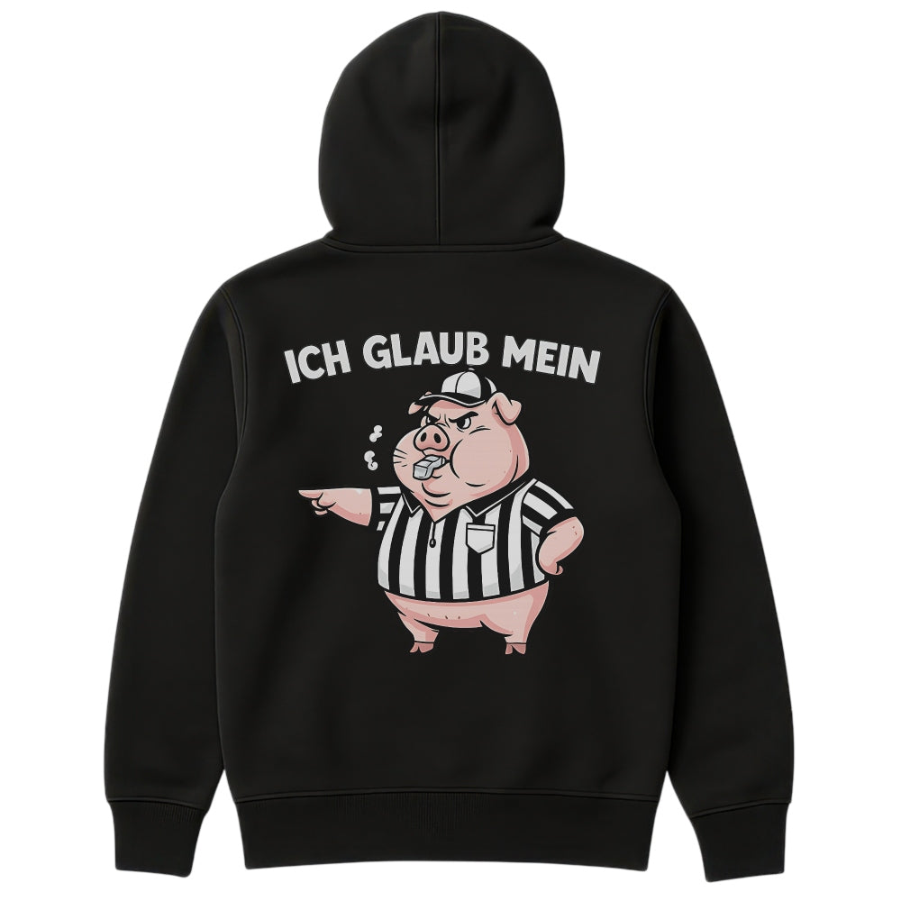Schwein pfeift Hoodie Schwarz