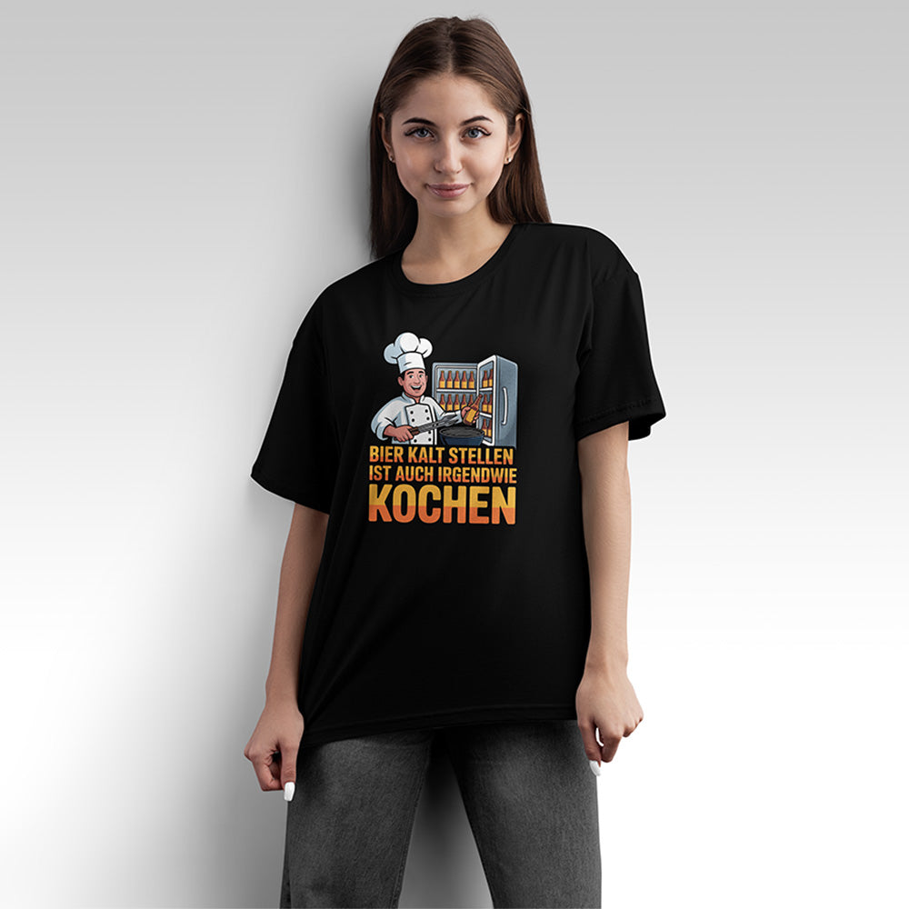 GEHOBENER KOCH - Oversize T-Shirt