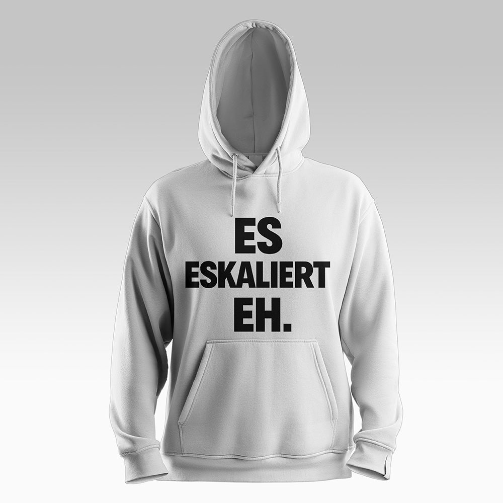 Es eskaliert eh Premium Hoodie