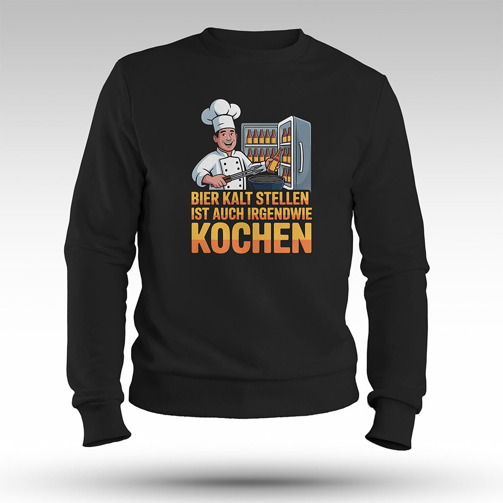 GEHOBENER KOCH - Premium Sweatshirt