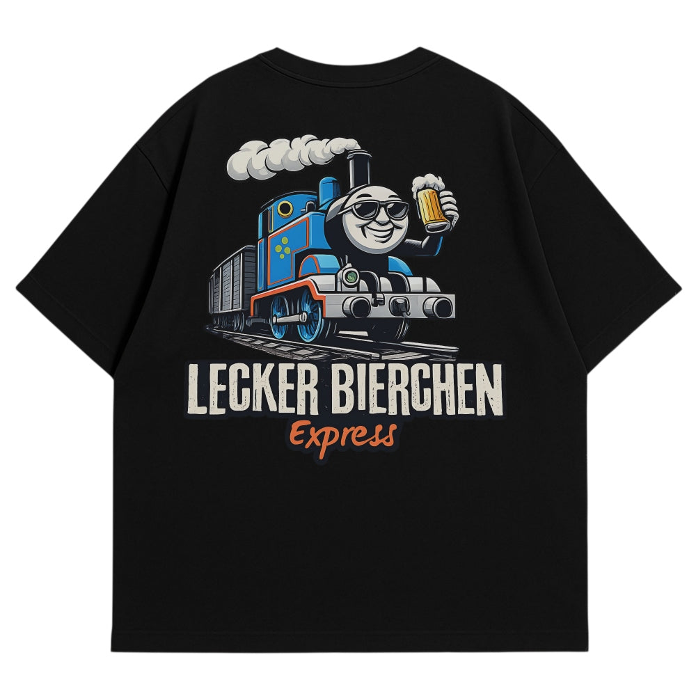 Bierchen Xpress Oversize Shirt Schwarz