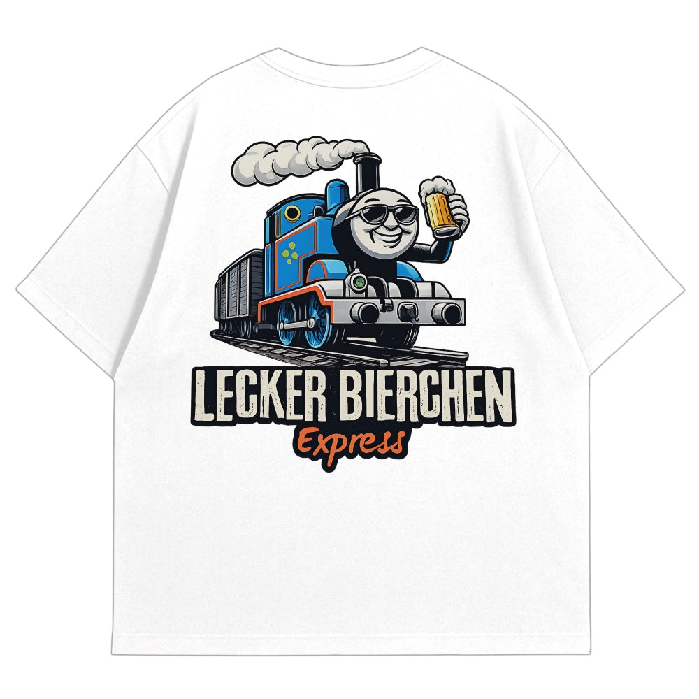 Bierchen Xpress Oversize Shirt Weiss