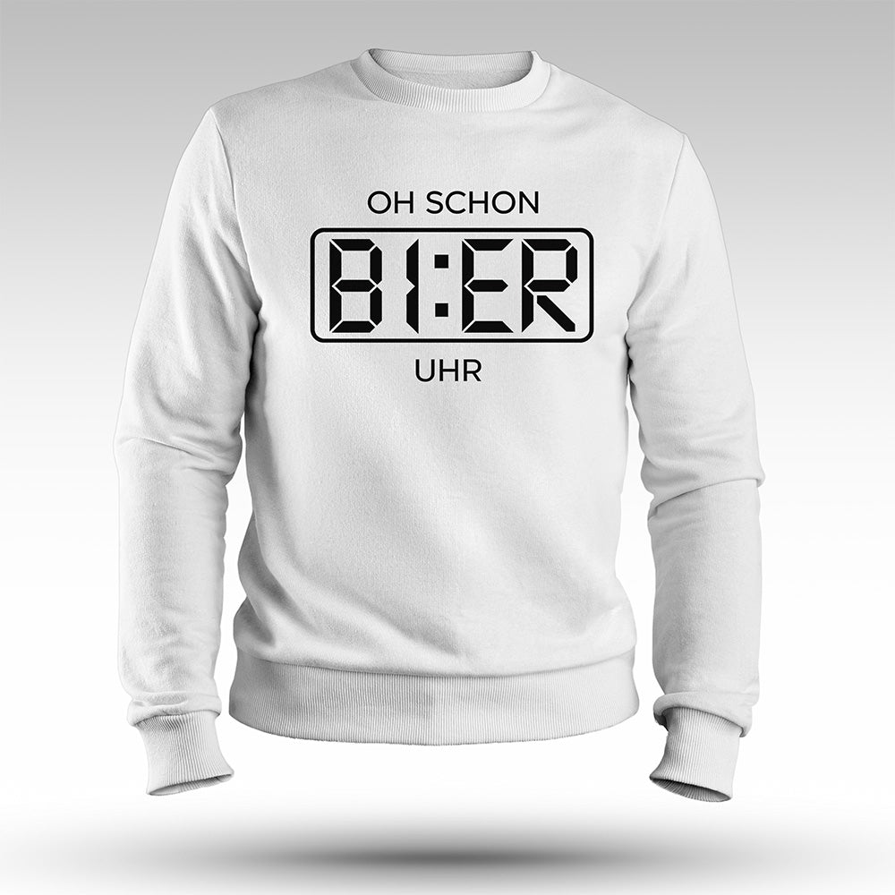 BIER UHR - Premium Sweatshirt