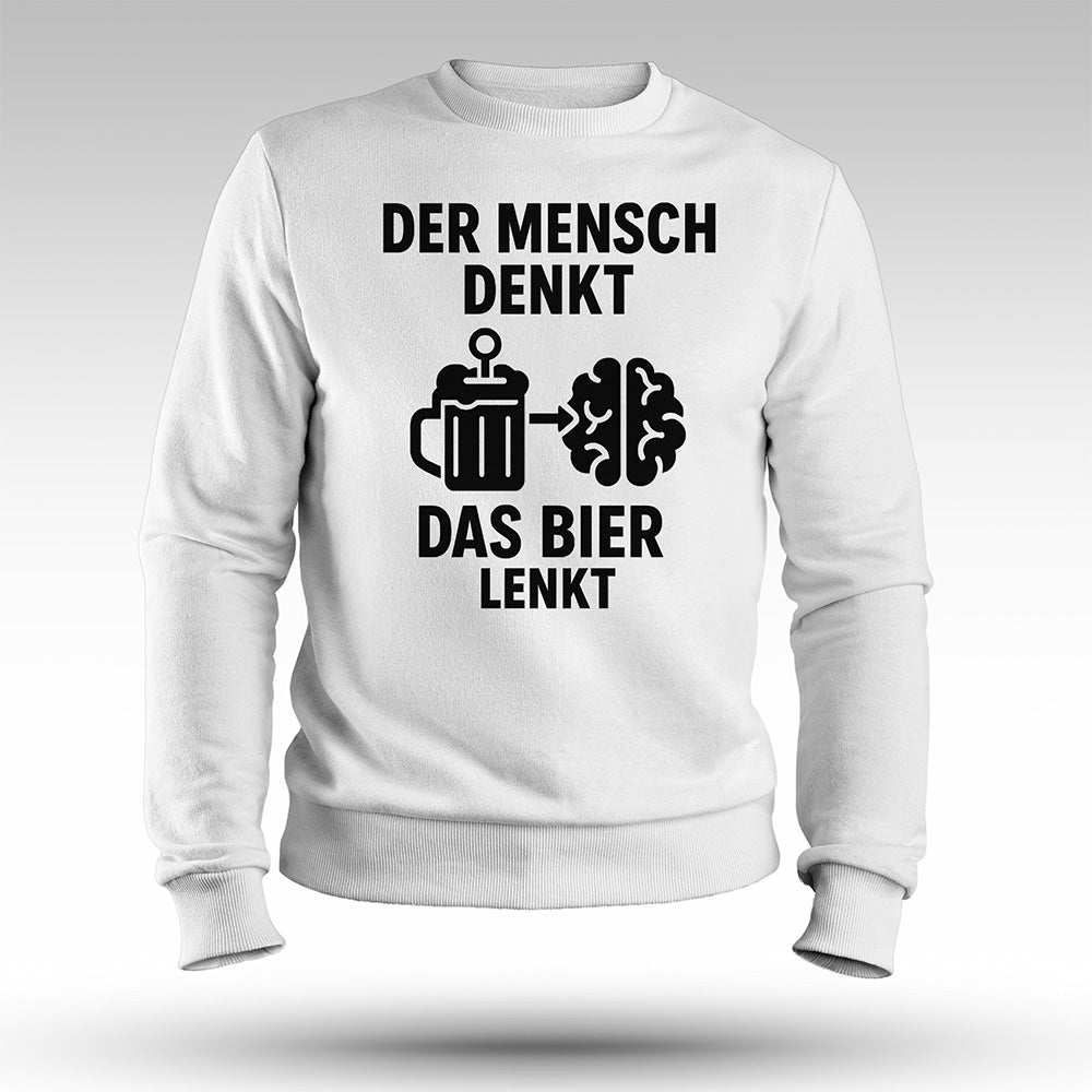 BIER LENKT - Premium Sweatshirt