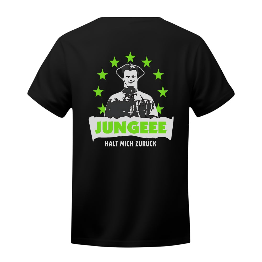 Halt mich zurück - T-Shirt Backprint