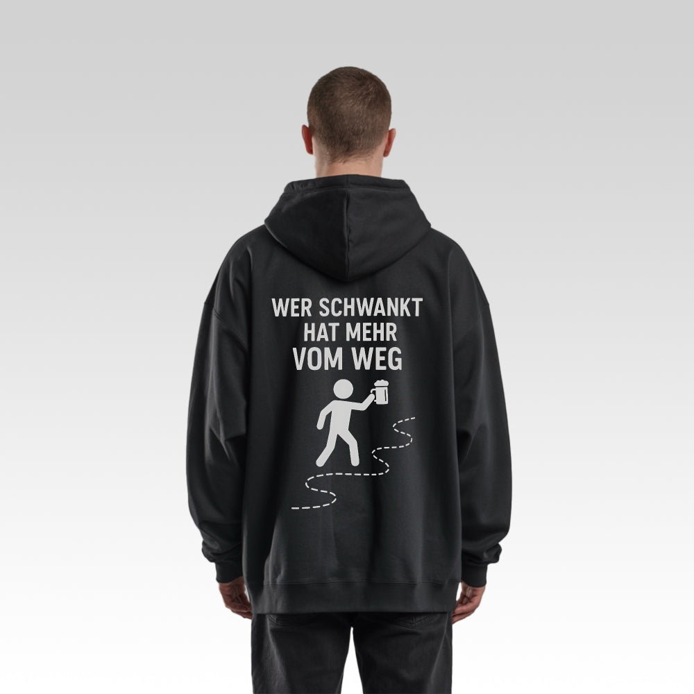 DER RÜCKWEG - Oversize Zipper Hoodie