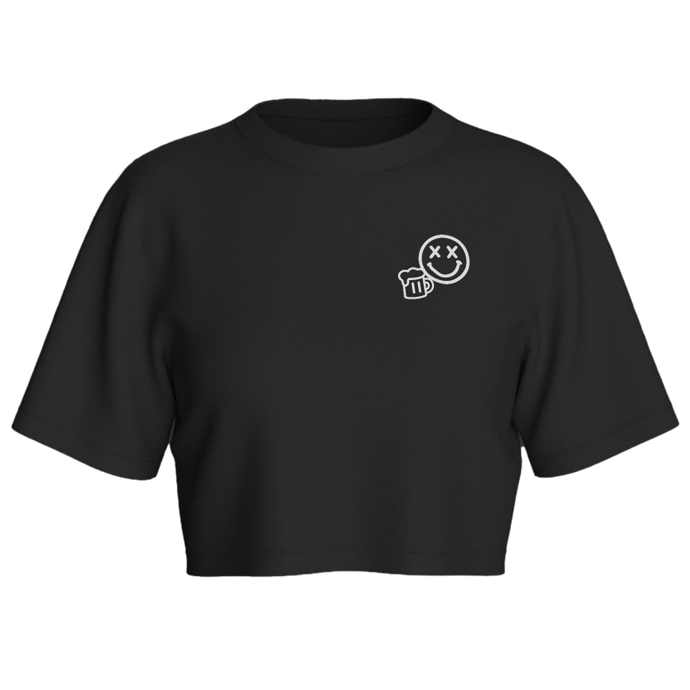 DRUNKIE BEER - Oversize Crop-Top