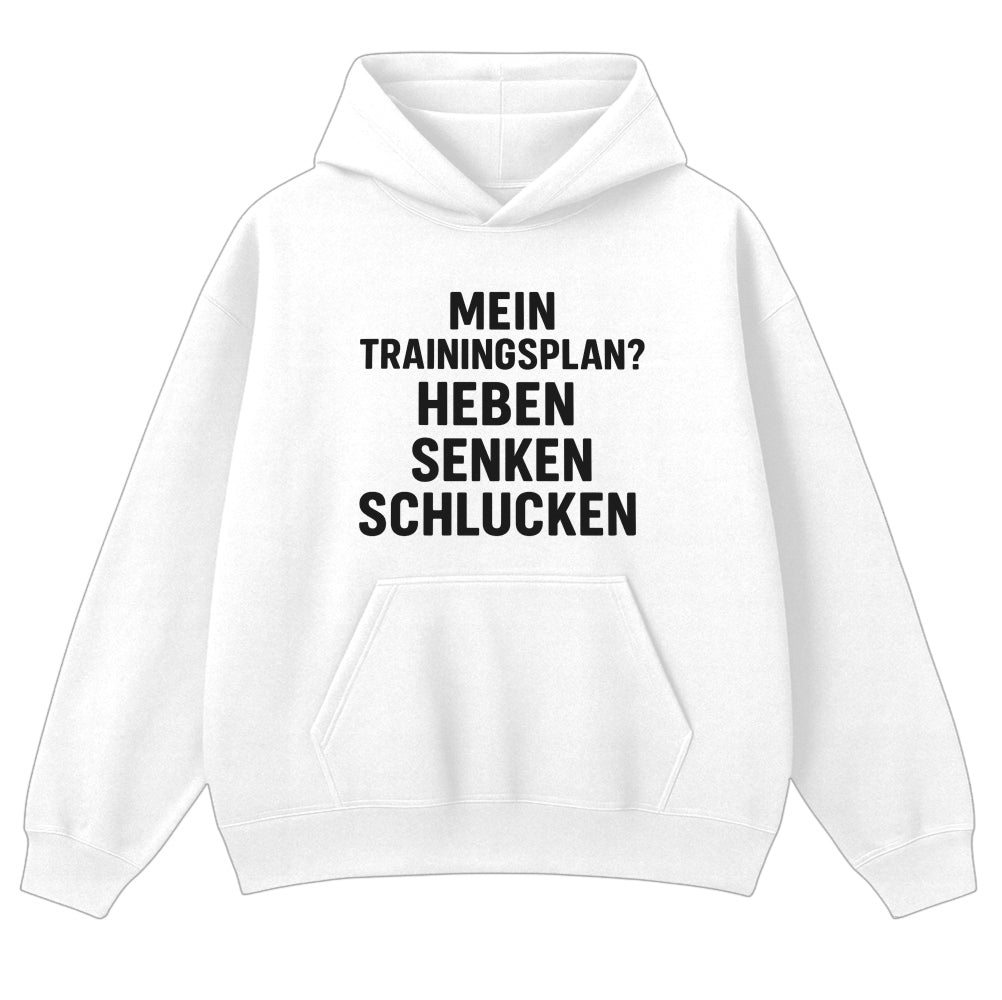 TRAININGSPLAN - Oversize Hoodie