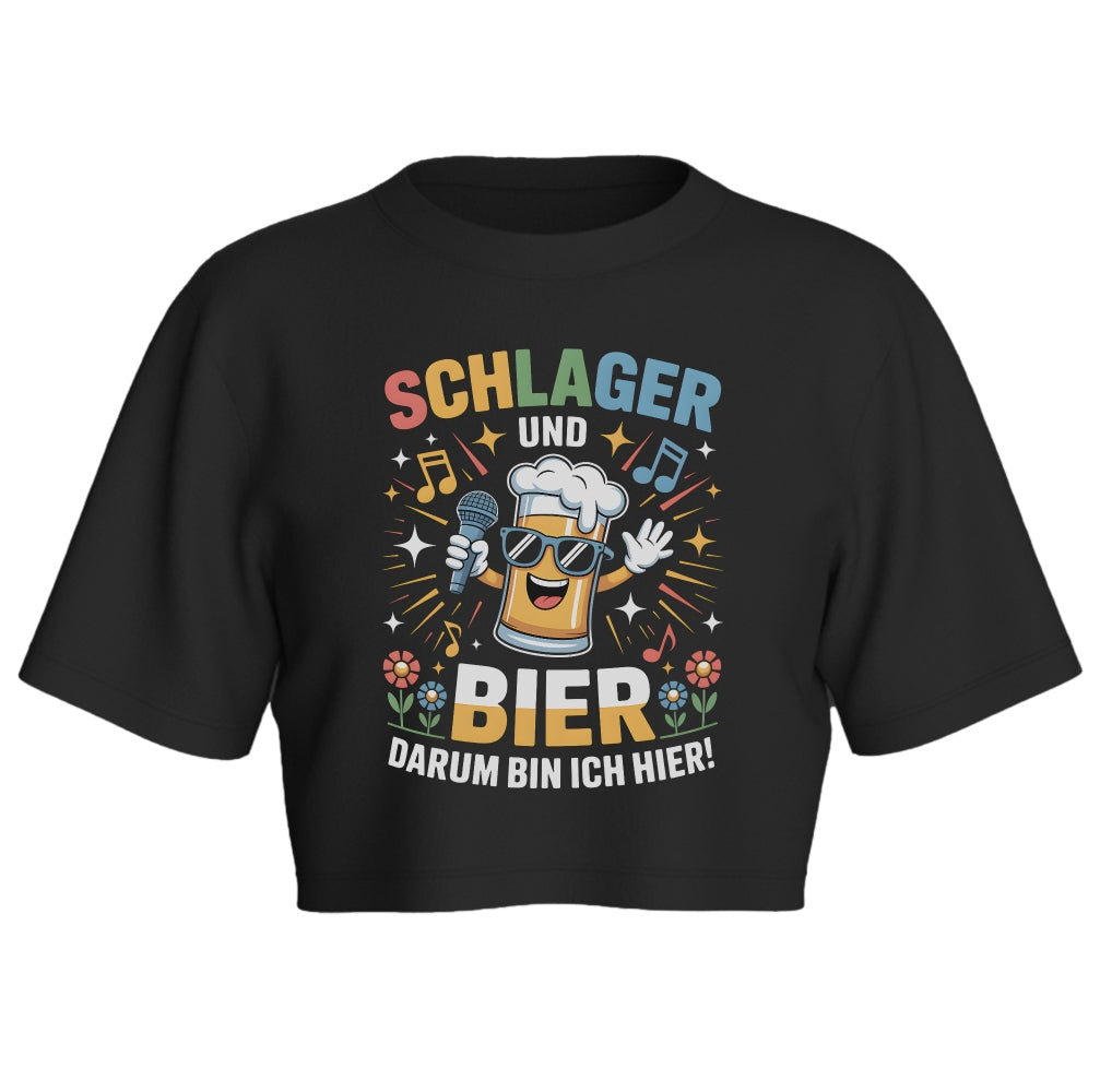 SCHLAGER - Oversize Crop-Top