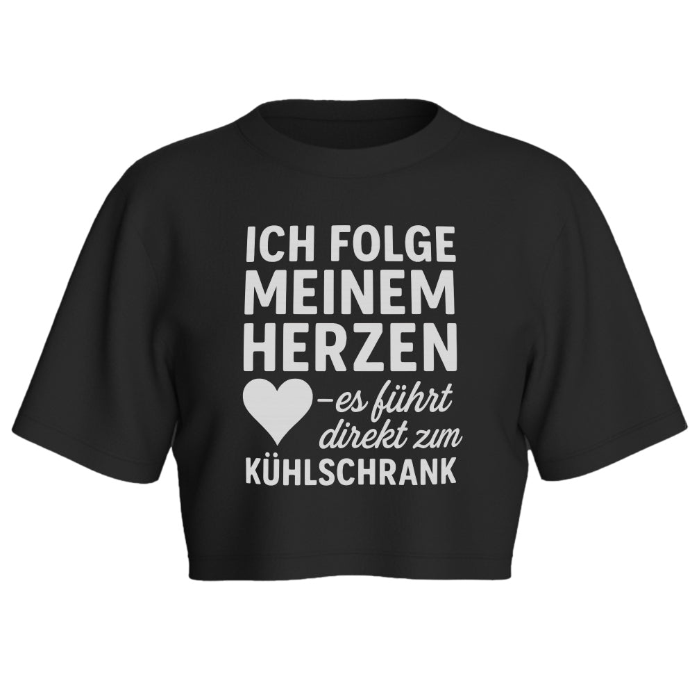 FOLGE DEINEM HERZEN - Oversize Crop-Top
