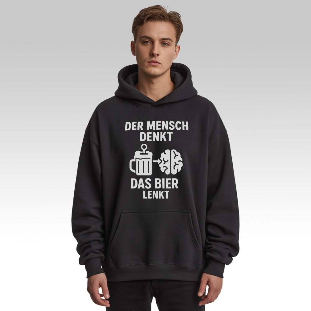 BIER LENKT - Oversize Hoodie