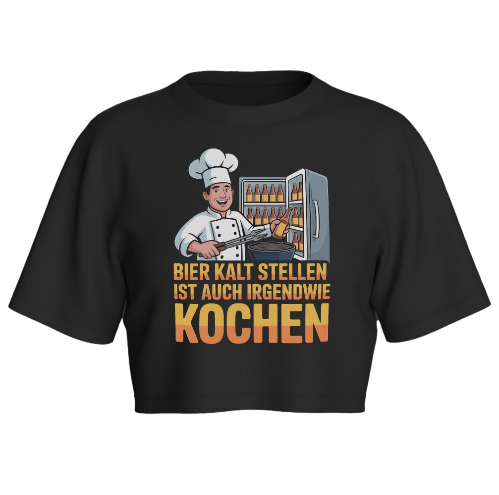 GEHOBENER KOCH - Oversize Crop-Top