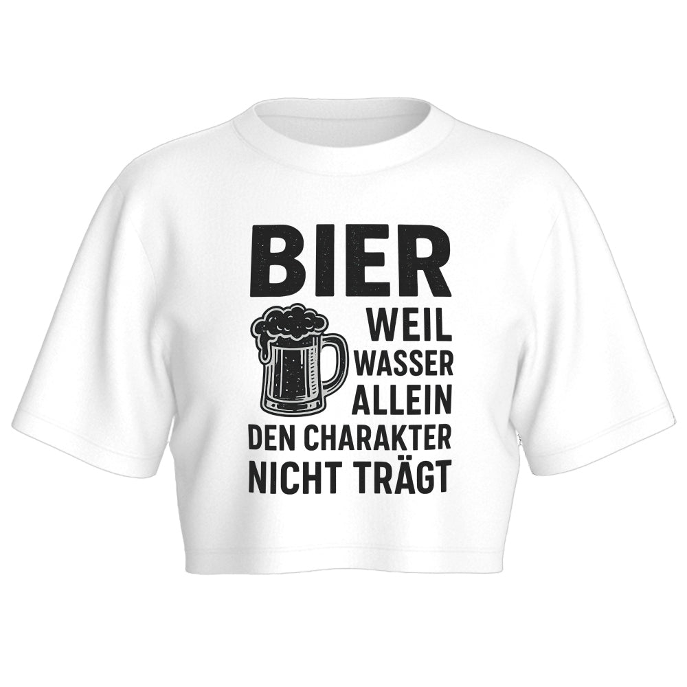 BIER TRÄGT CHARAKTER - Oversize Crop-Top