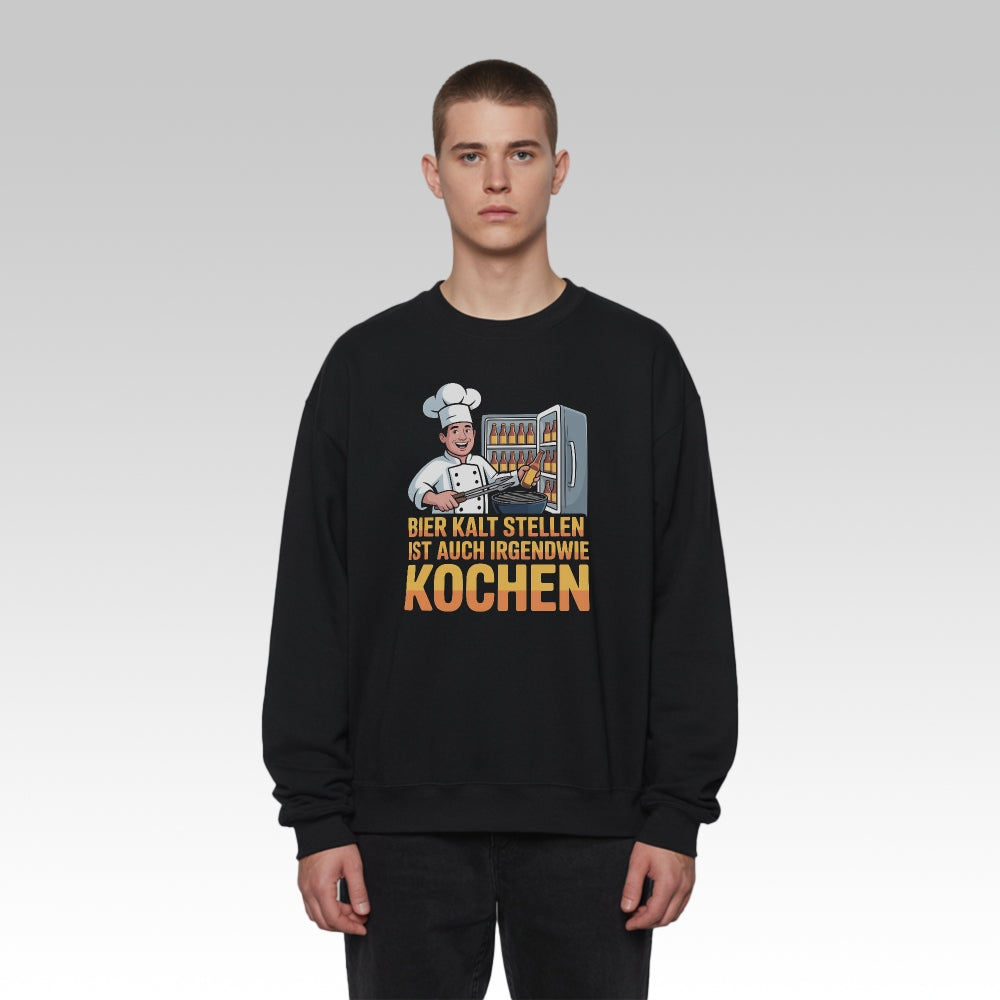 GEHOBENER KOCH - Premium Sweatshirt