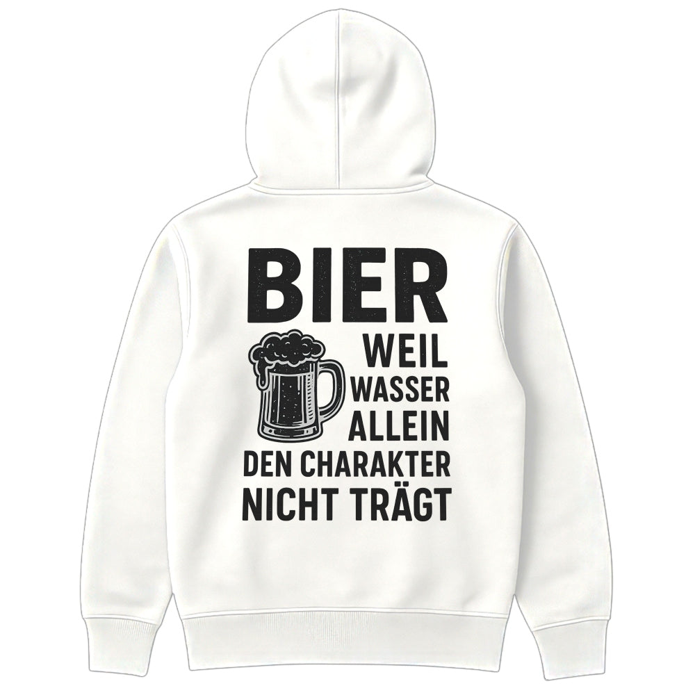 BIER TRÄGT CHARAKTER - Oversize Zipper Hoodie