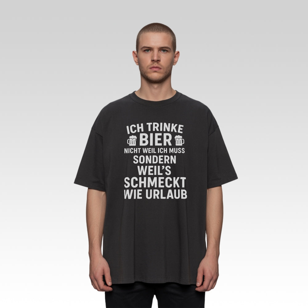 SCHMECKT WIE URLAUB - Oversize T-Shirt