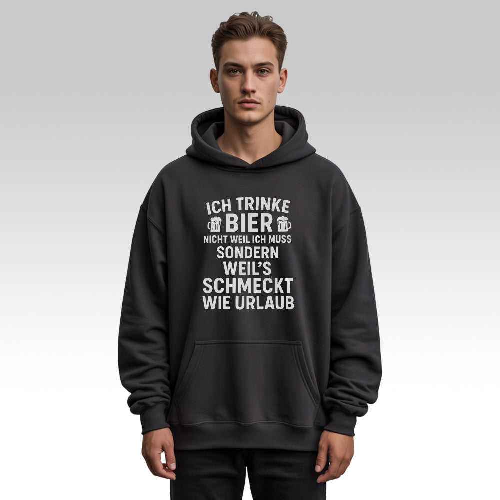 Schmeckt wie Urlaub - Oversize Hoodie
