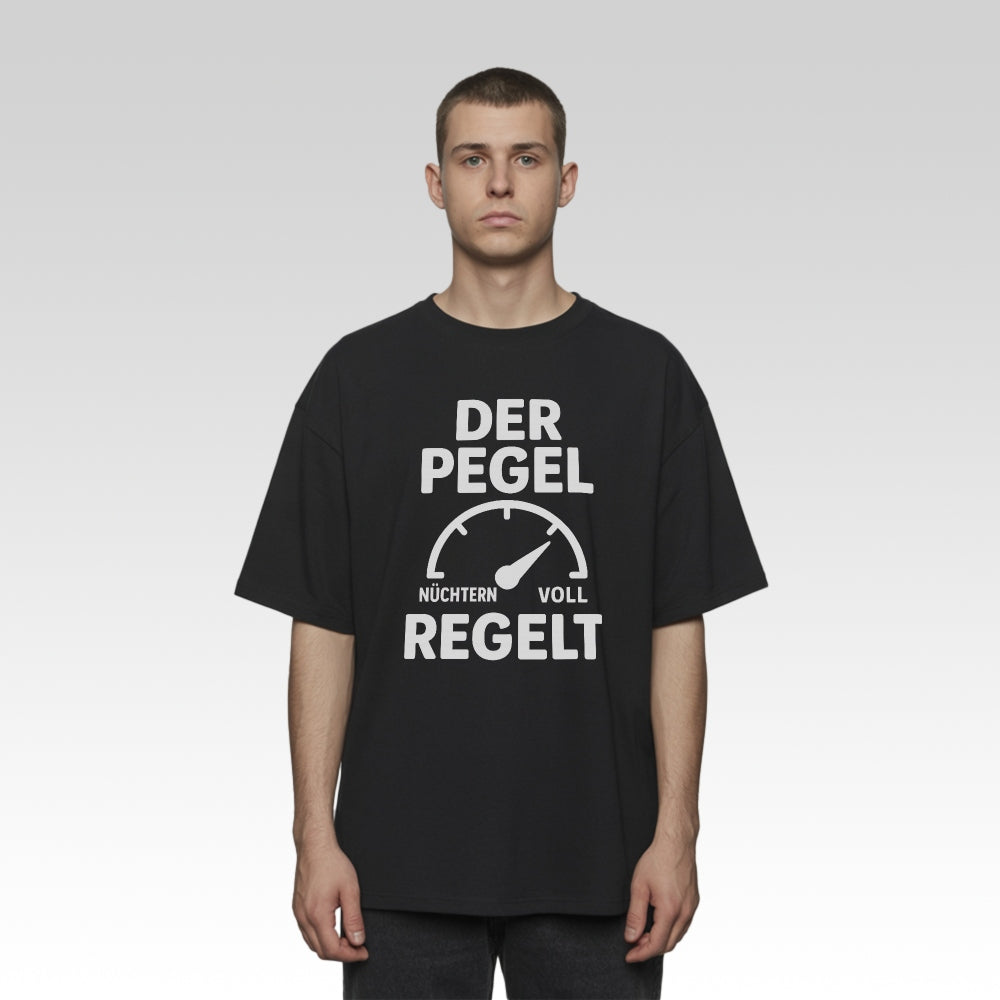 DER PEGEL REGELT - Oversize T-Shirt