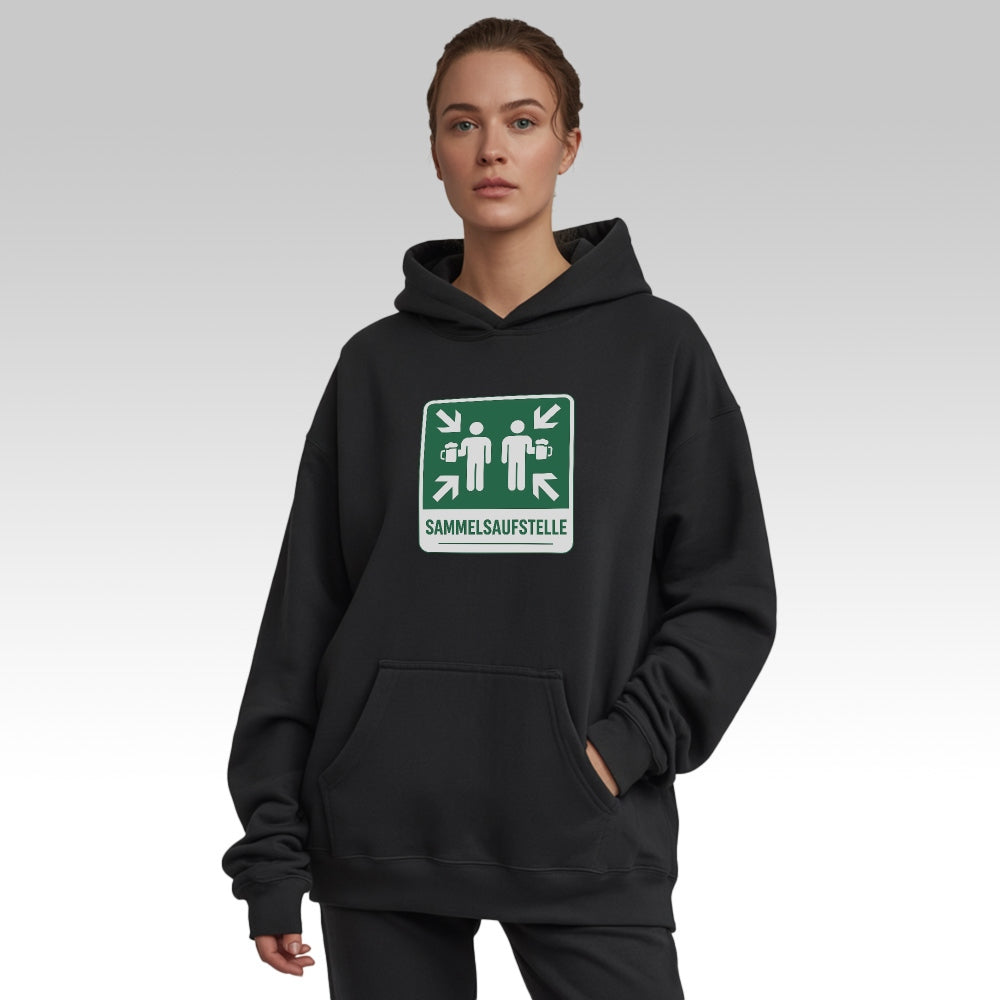 SAMMELSAUFSTELLE - Oversize Hoodie