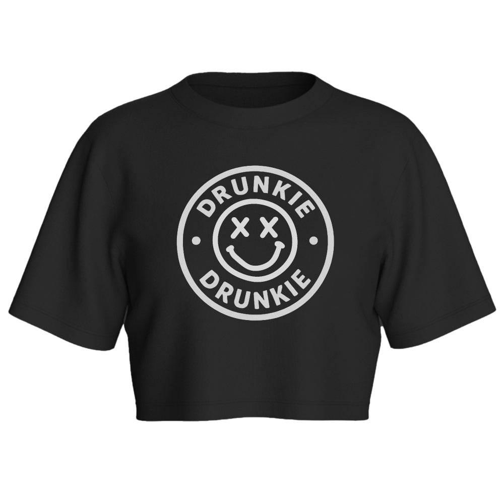 DRUNKIE BADGE - Oversize Crop-Top