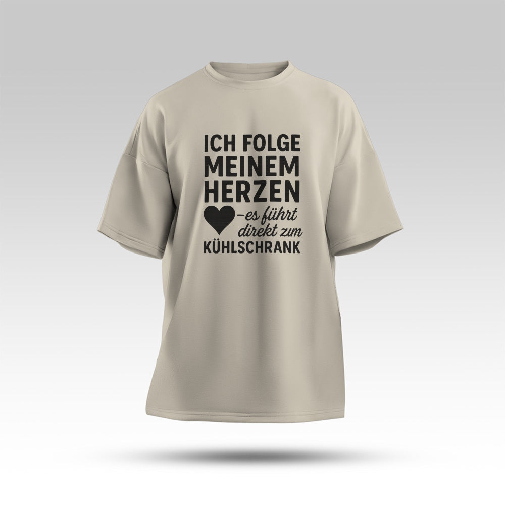 FOLGE DEINEM HERZEN - Oversize T-Shirt