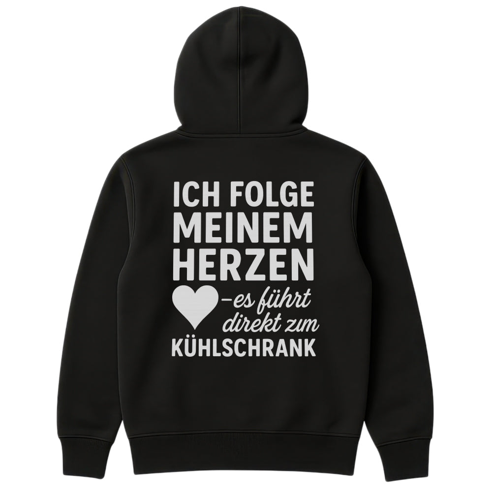 FOLGEN DEINEM HERZEN - Oversize Zipper Hoodie