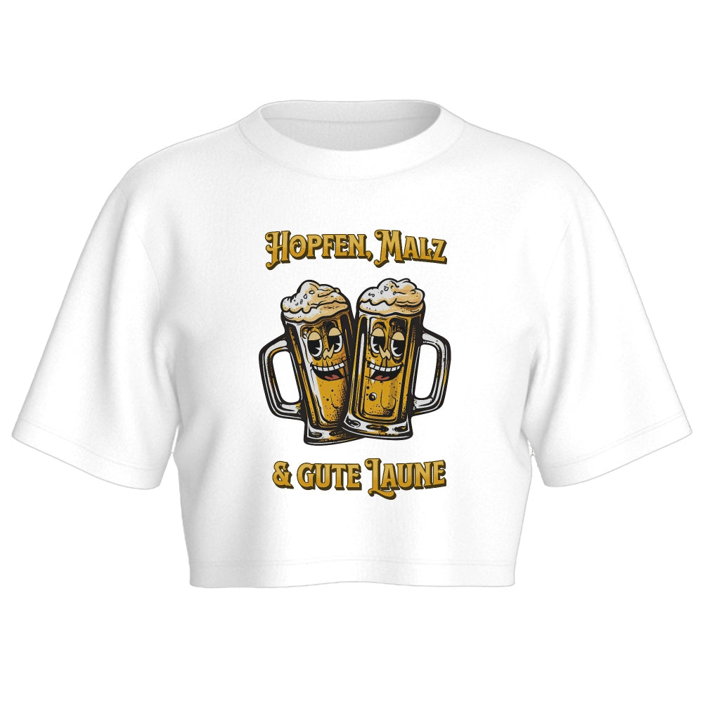 GUTE LAUNE - Oversize Crop-Top