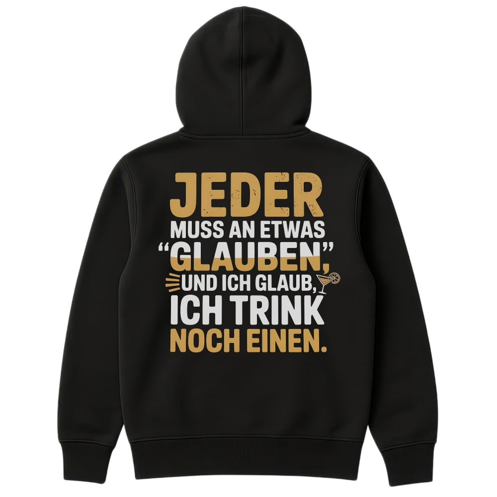 DER GLAUBE - Oversize Zipper Hoodie