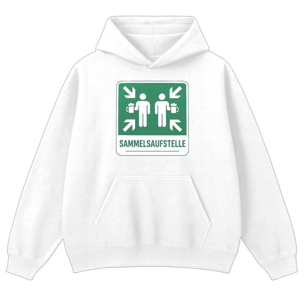 SAMMELSAUFSTELLE - Oversize Hoodie