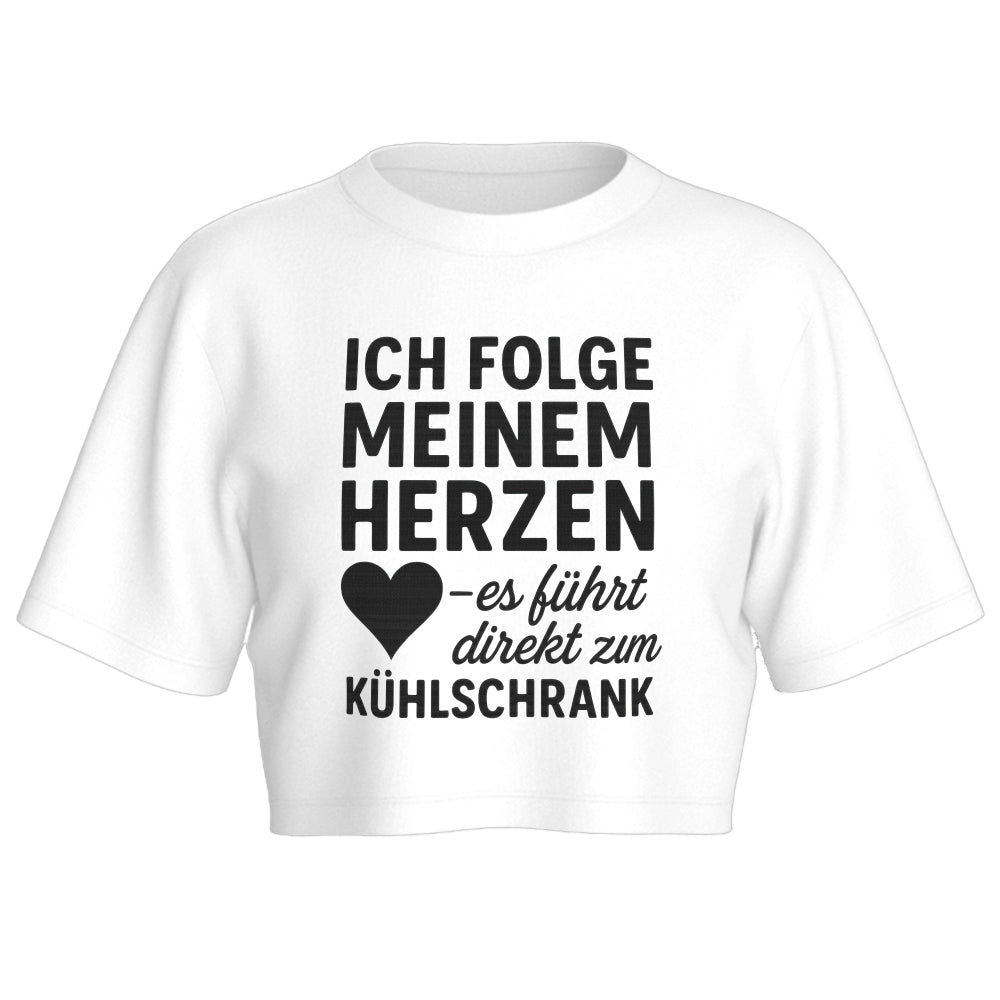FOLGE DEINEM HERZEN - Oversize Crop-Top