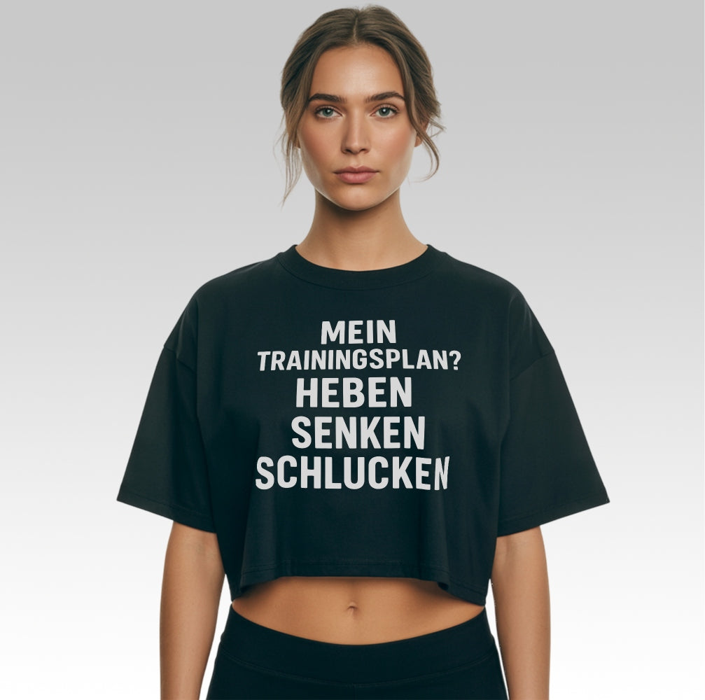 TRAININGSPLAN - Oversize Crop-Top