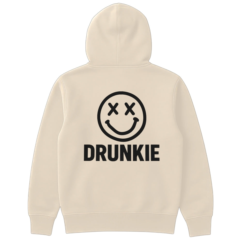 DRUNKIE FACE - Oversize Zipper Hoodie