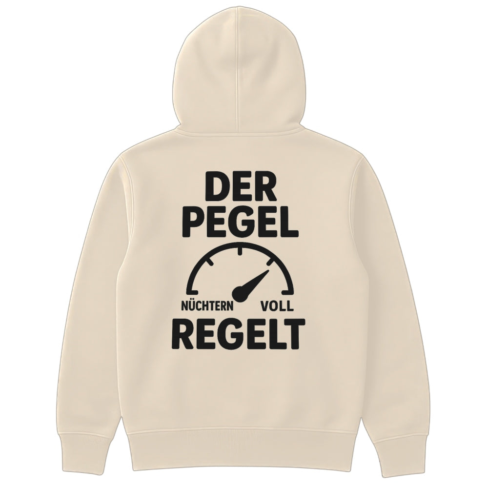 DER PEGEL REGELT - Oversize Zipper Hoodie