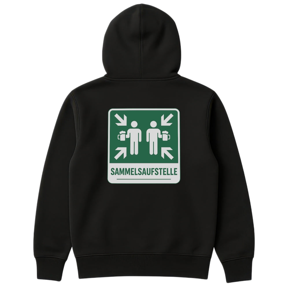 SAMMELSAUFSTELLE - Oversize Zipper Hoodie
