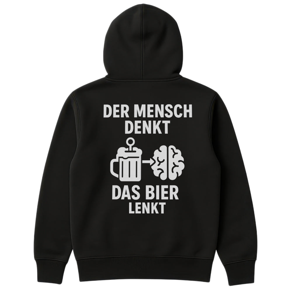 BIER LENKT - Oversize Zipper Hoodie