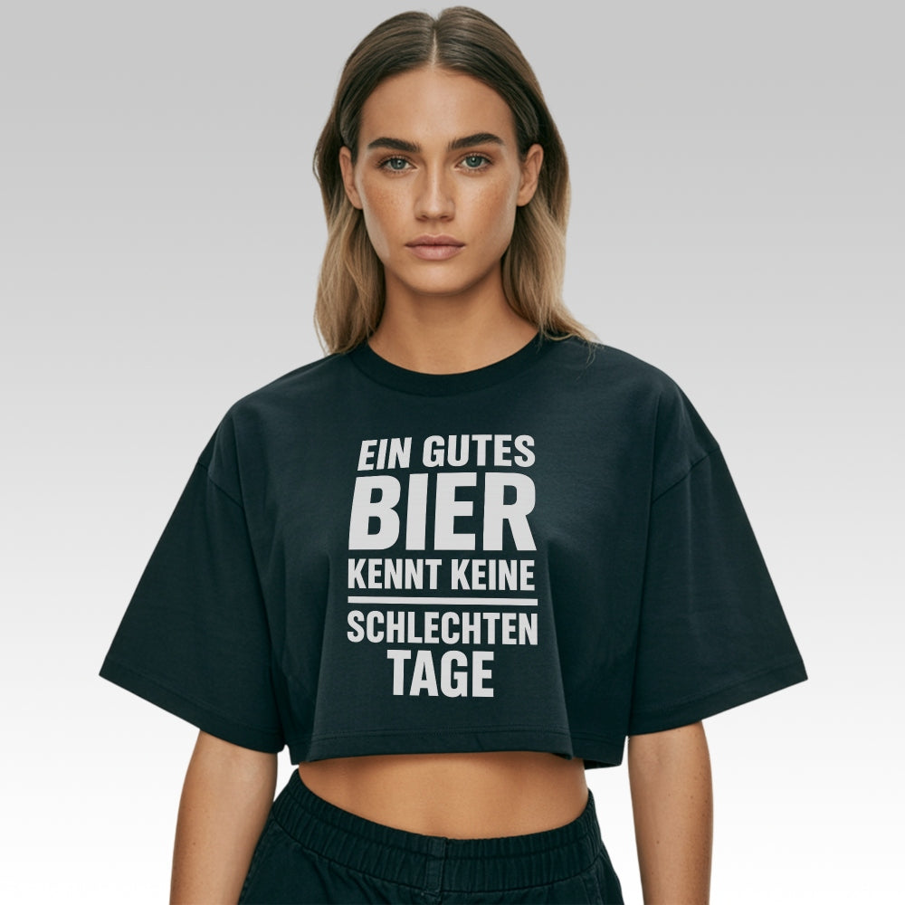 GUTES BIER - Oversize Crop-Top