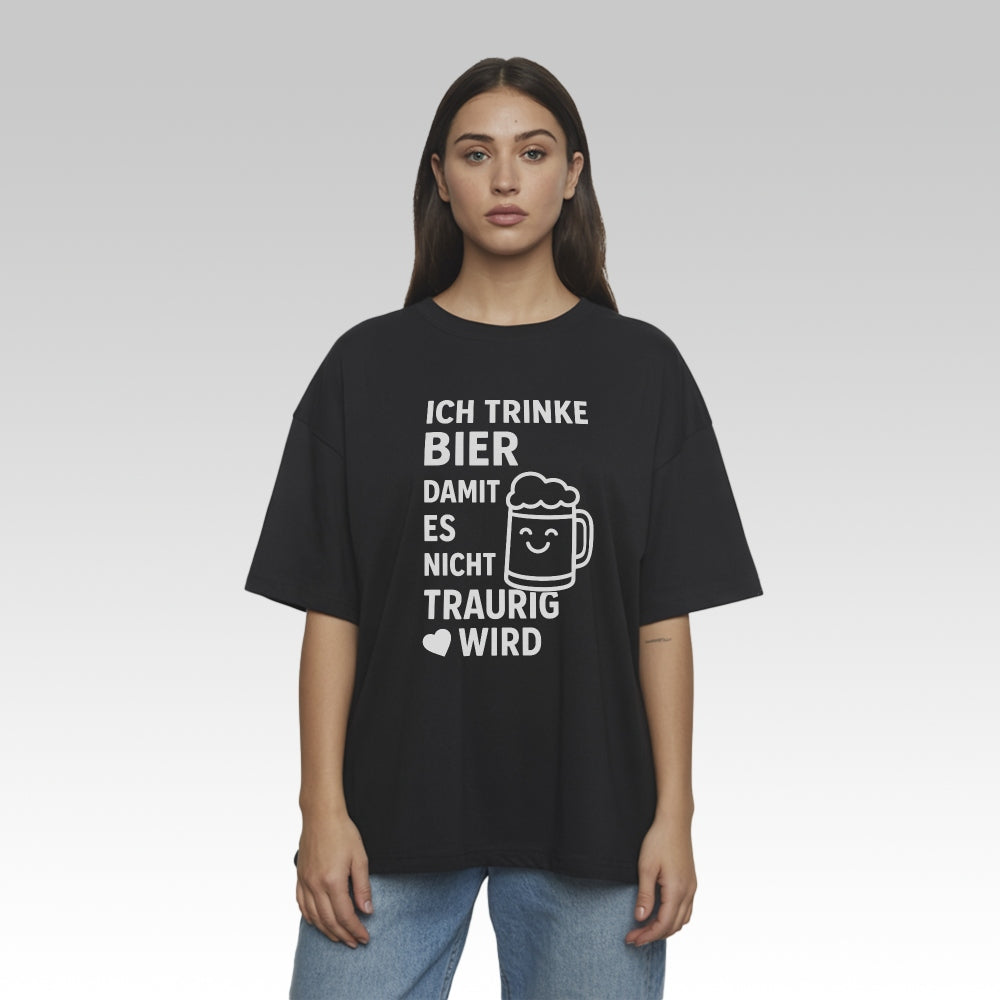 Oversize T-Shirt Fröhliches Bier
