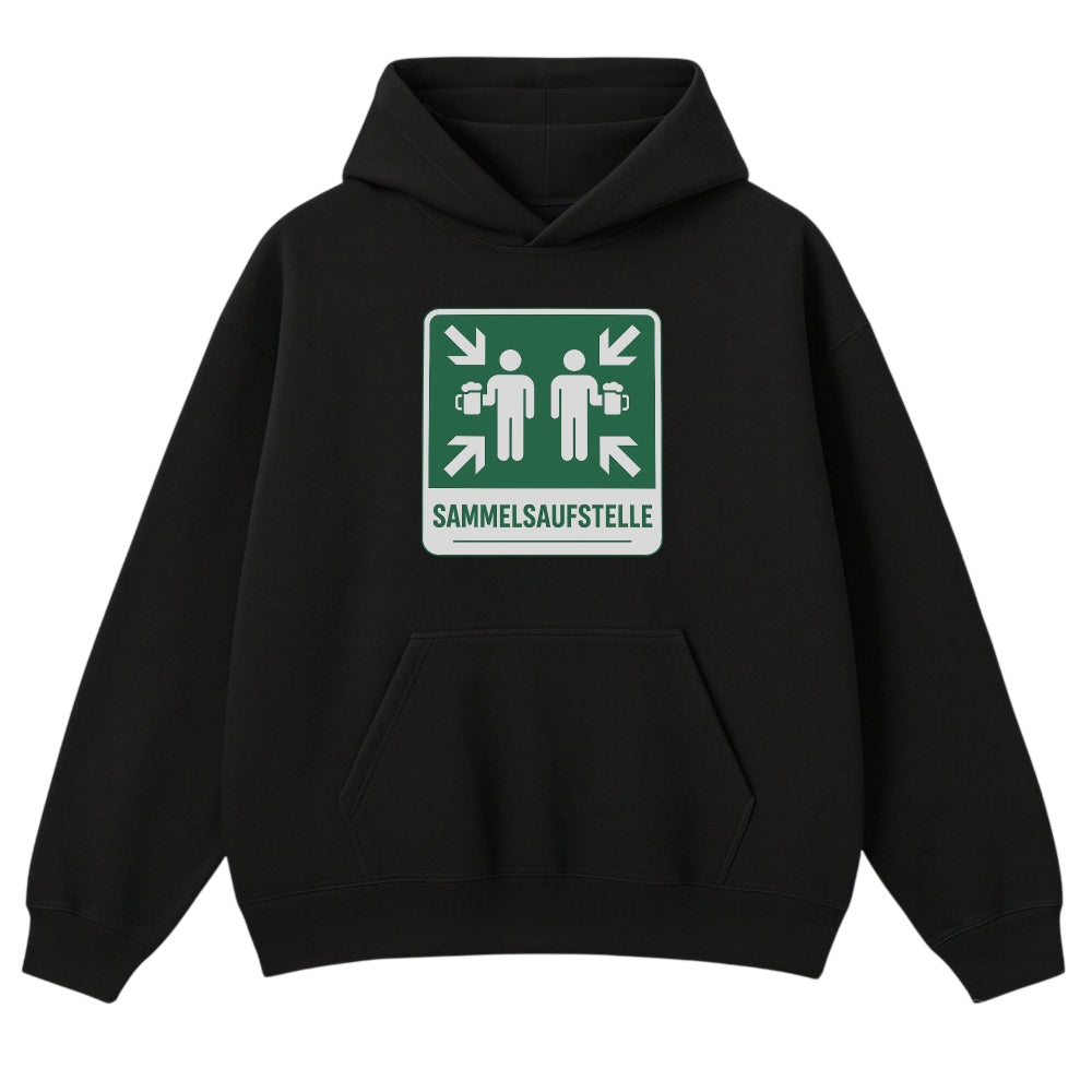 SAMMELSAUFSTELLE - Oversize Hoodie