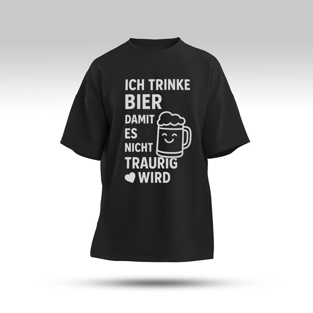 Oversize T-Shirt Fröhliches Bier