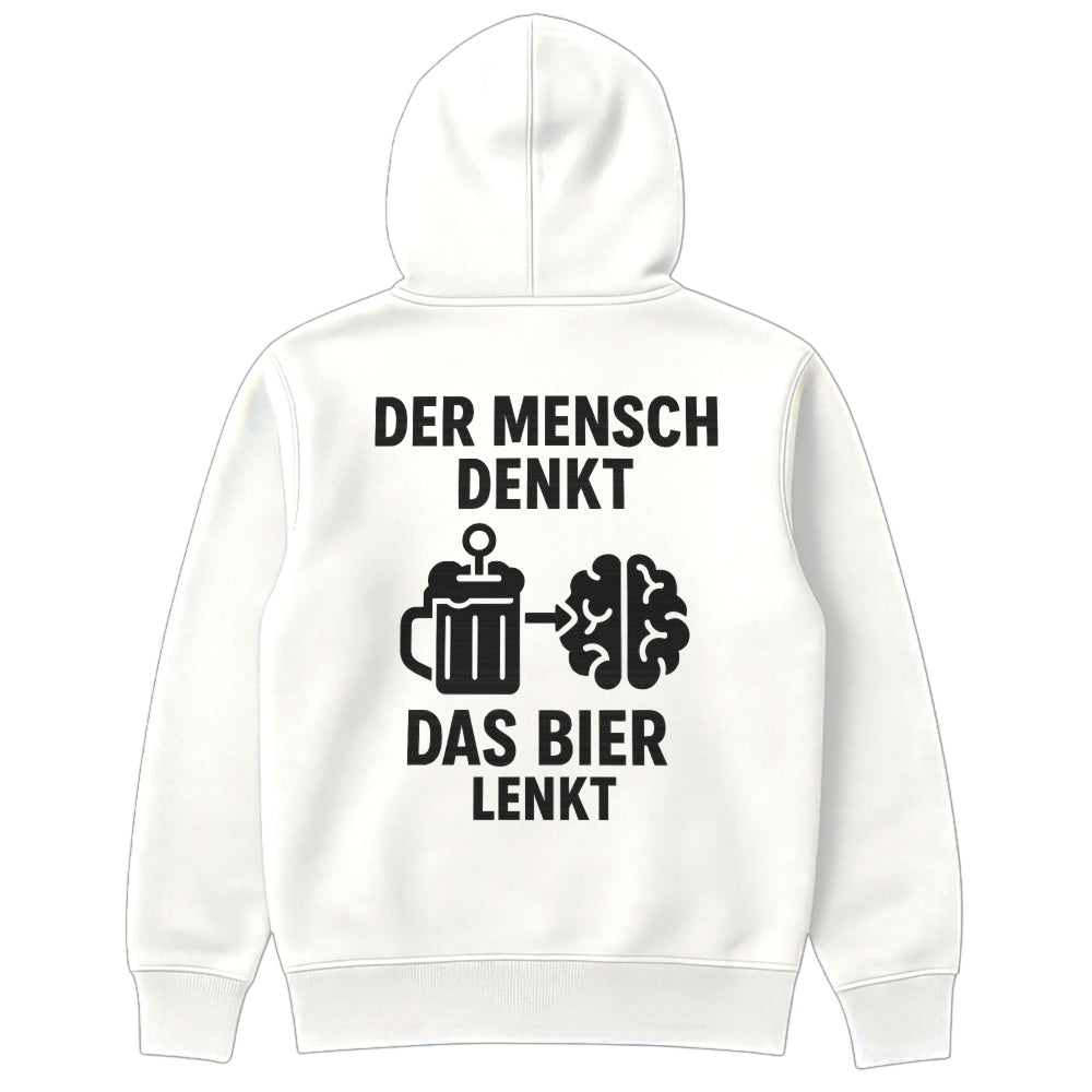 BIER LENKT - Oversize Zipper Hoodie