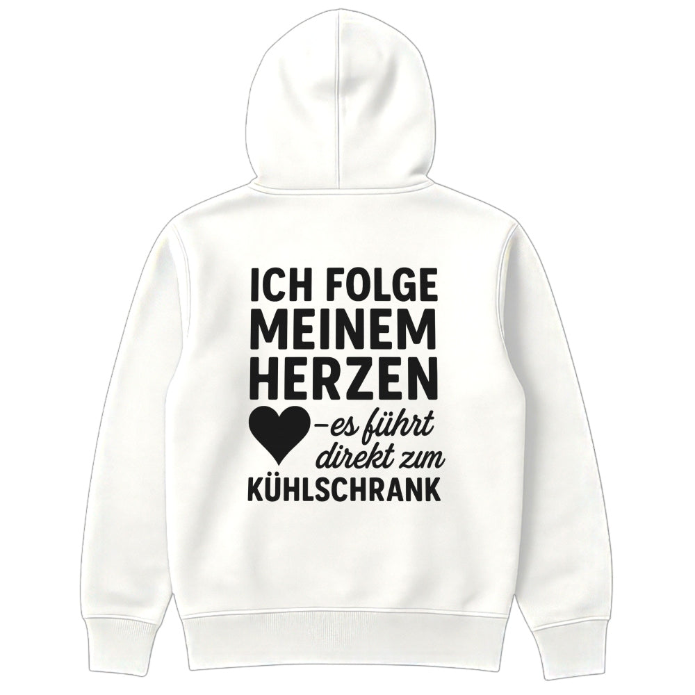 FOLGEN DEINEM HERZEN - Oversize Zipper Hoodie