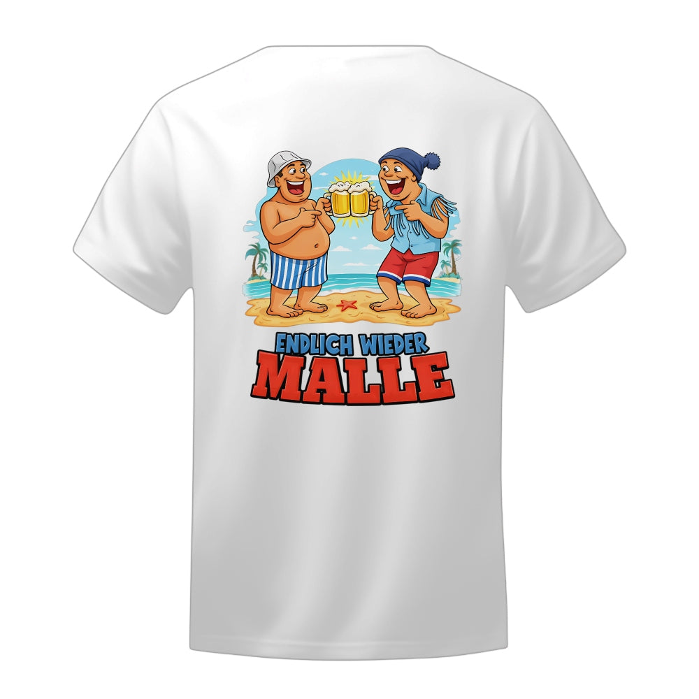 Endlich Malle - T-Shirt Backprint