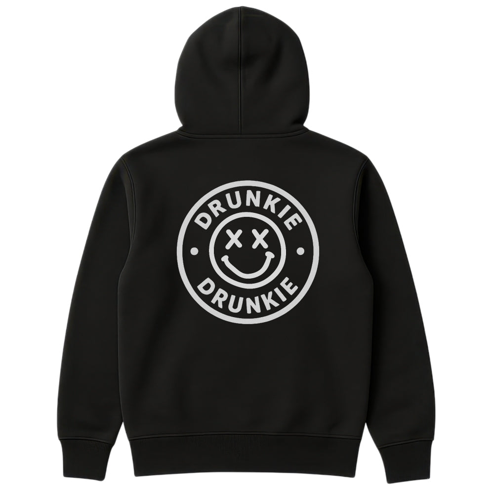 DRUNKIE BADGE - Oversize Zipper Hoodie