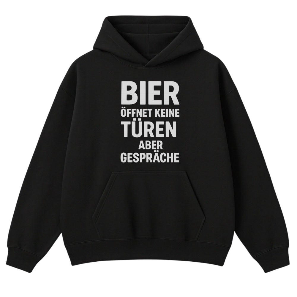 BIER ERÖFFNET GESPRÄCHE - Oversize Hoodie