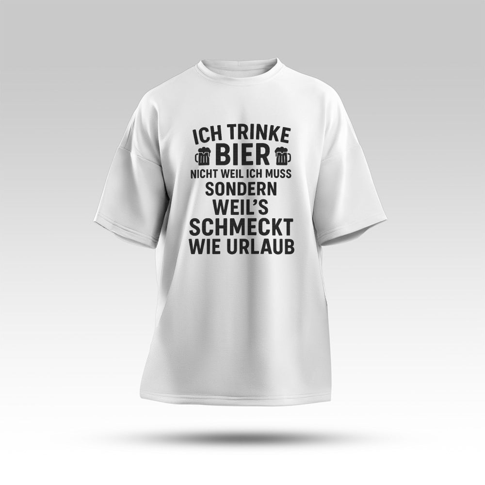 SCHMECKT WIE URLAUB - Oversize T-Shirt