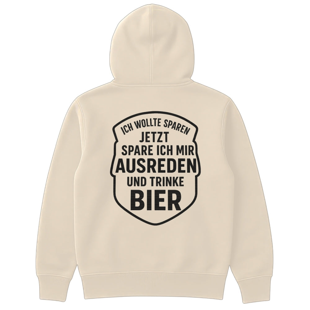 AUSREDEN SPAREN - Oversize Zipper Hoodie